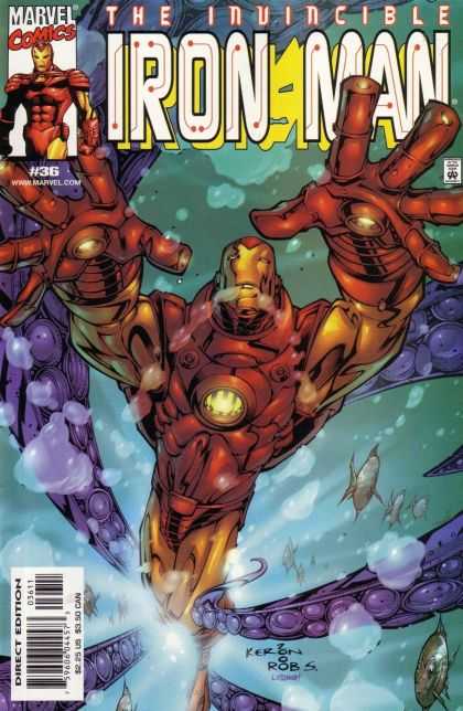 Marvel COMIC BOOK Iron Man #36 (VF)