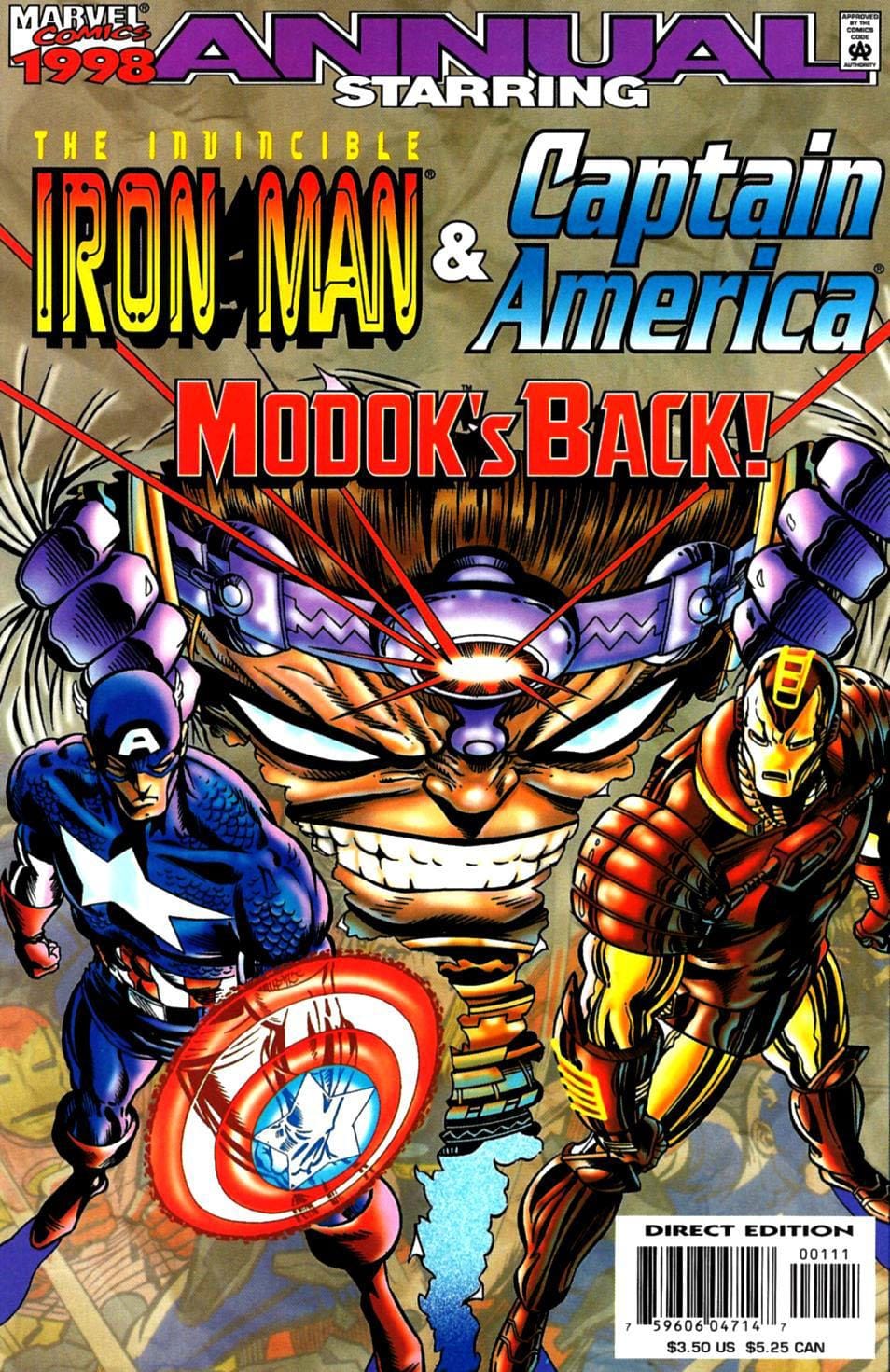 Marvel COMIC BOOK Iron Man / Captain America '98 #1 (VF)
