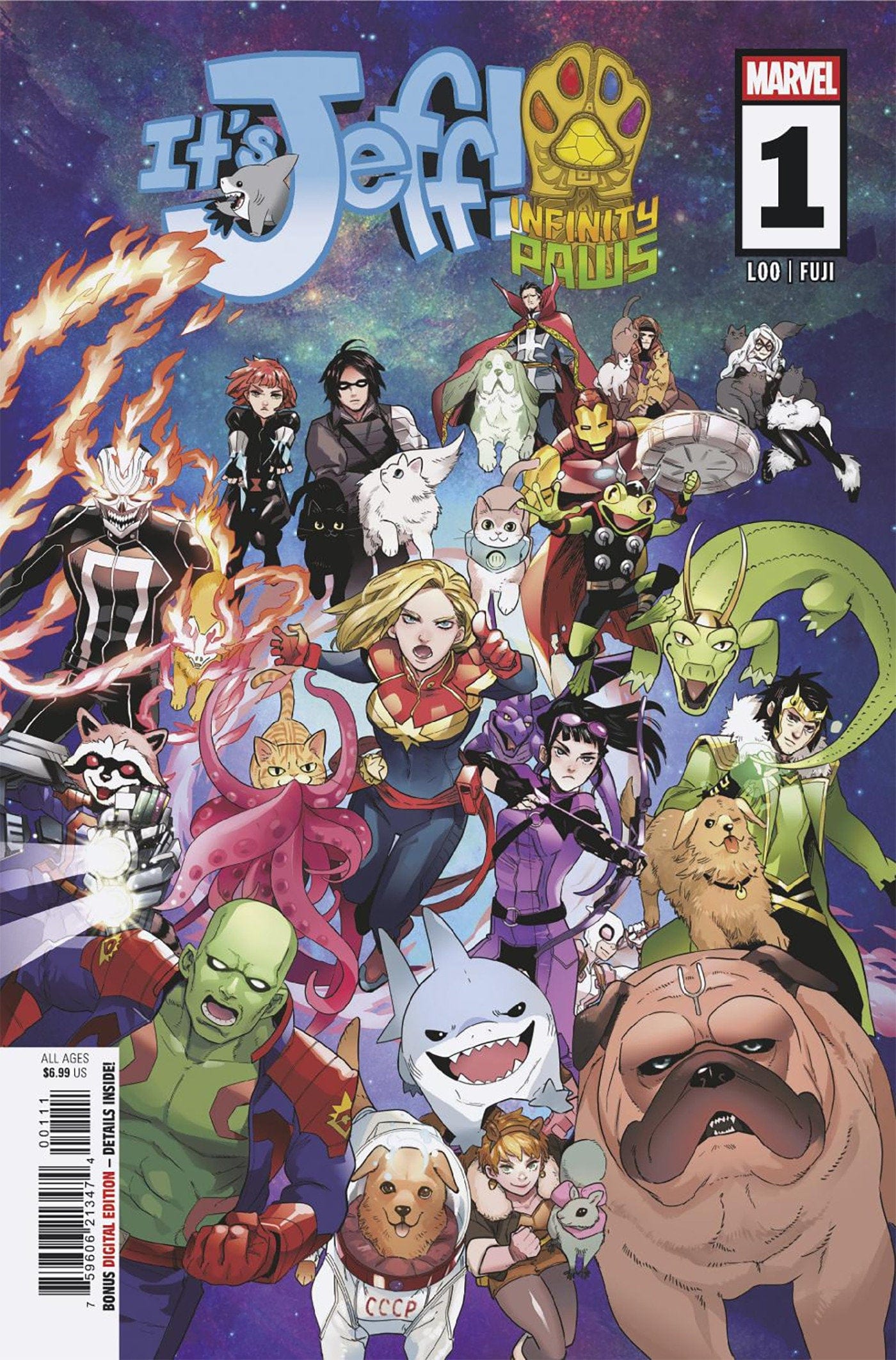 Marvel COMIC BOOK IT'S JEFF: INFINITY PAWS #1