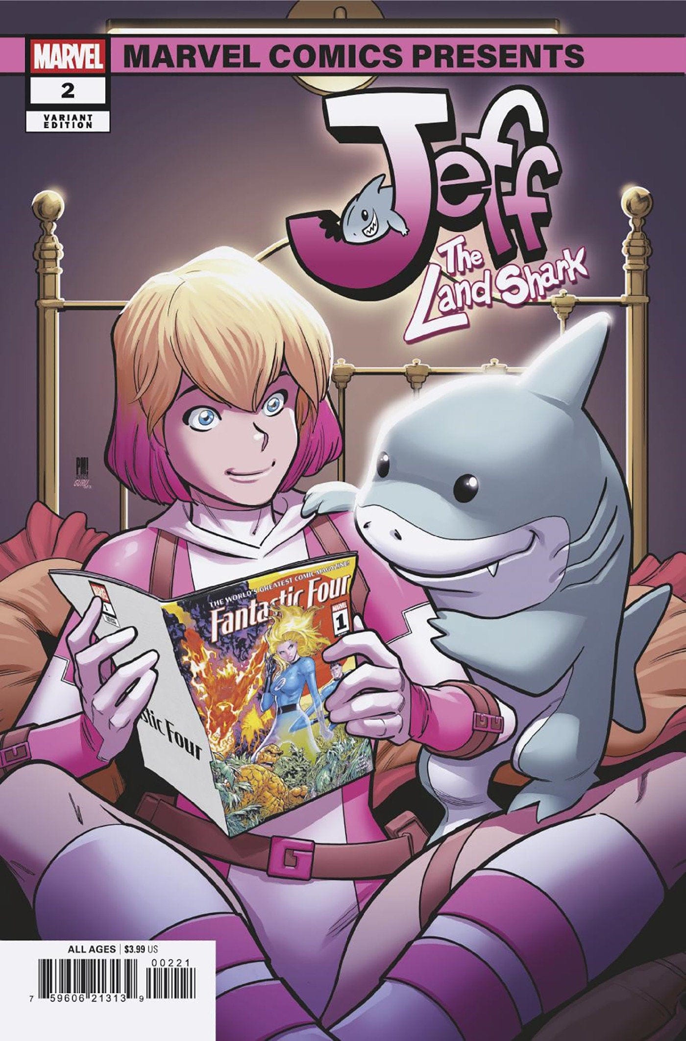 Marvel COMIC BOOK JEFF THE LAND SHARK #2 PACO MEDINA MARVEL COMICS PRESENTS VARIANT