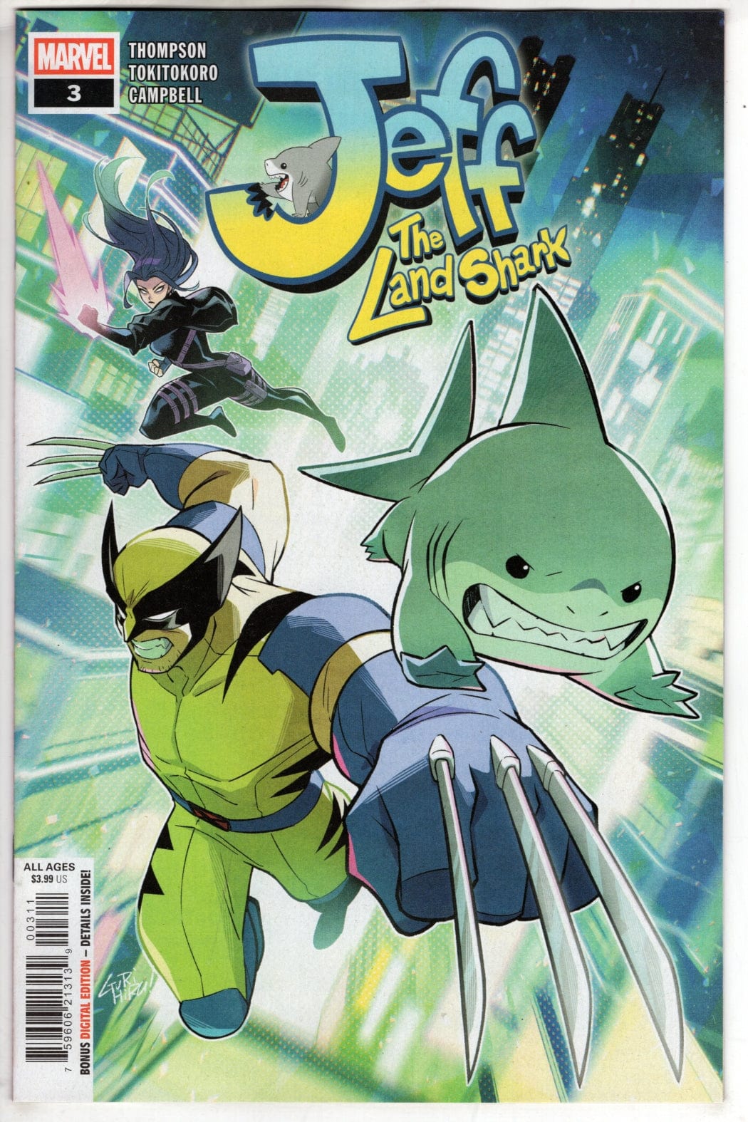 Marvel COMIC BOOK JEFF THE LAND SHARK #3