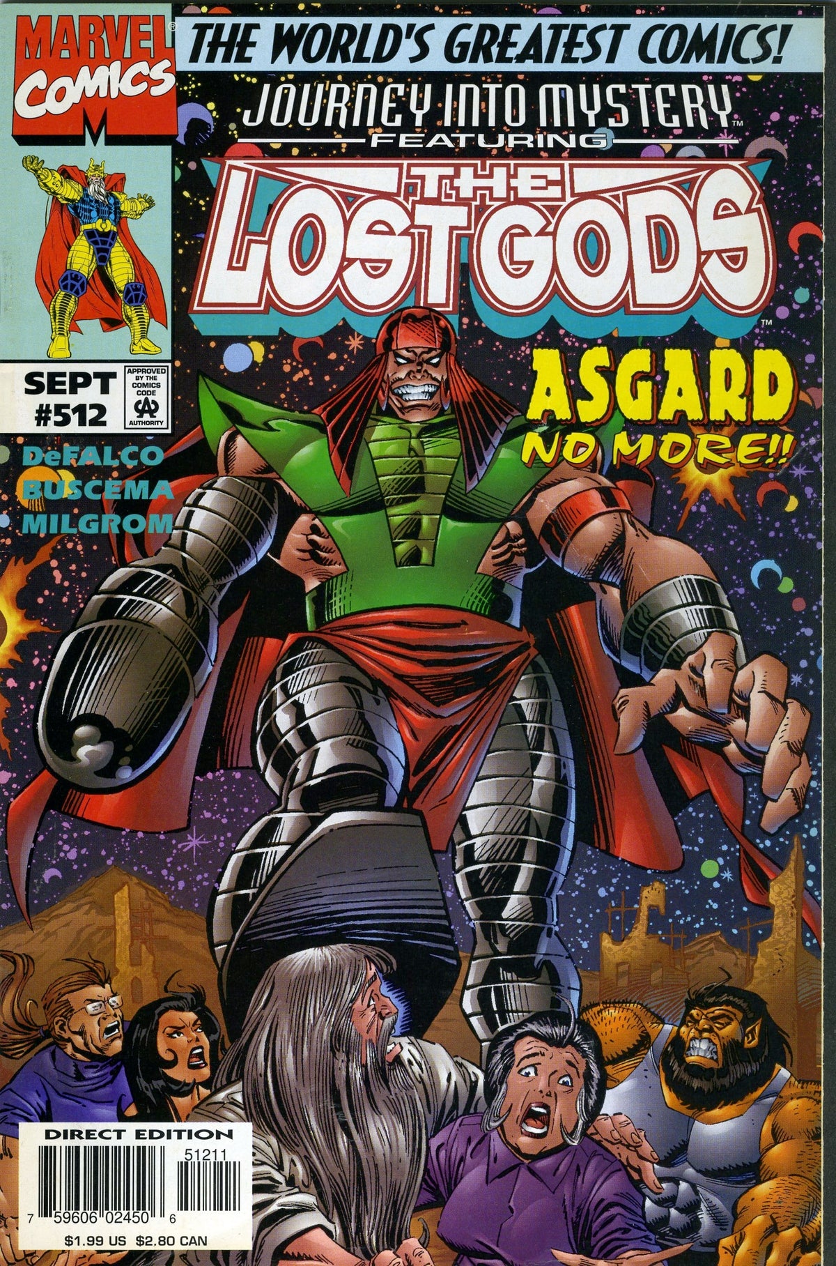 Marvel COMIC BOOK Journey into Mystery #512 - CVR A (VF)
