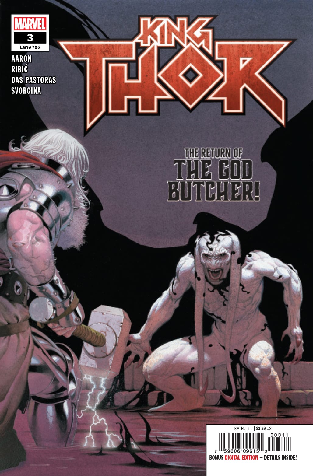 Marvel COMIC BOOK King Thor #3 CVR A Marvel 2019 VF