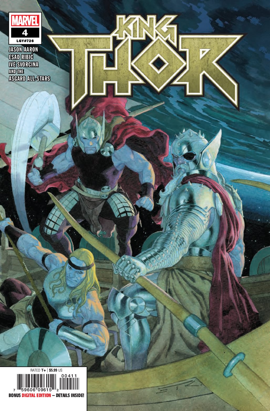 Marvel COMIC BOOK King Thor #4 CVR A Marvel 2019 VF