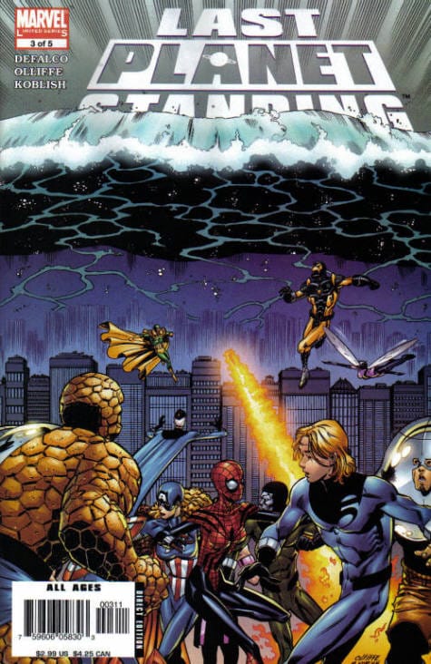 Marvel COMIC BOOK Last Planet Standing #3 (VF/NM)