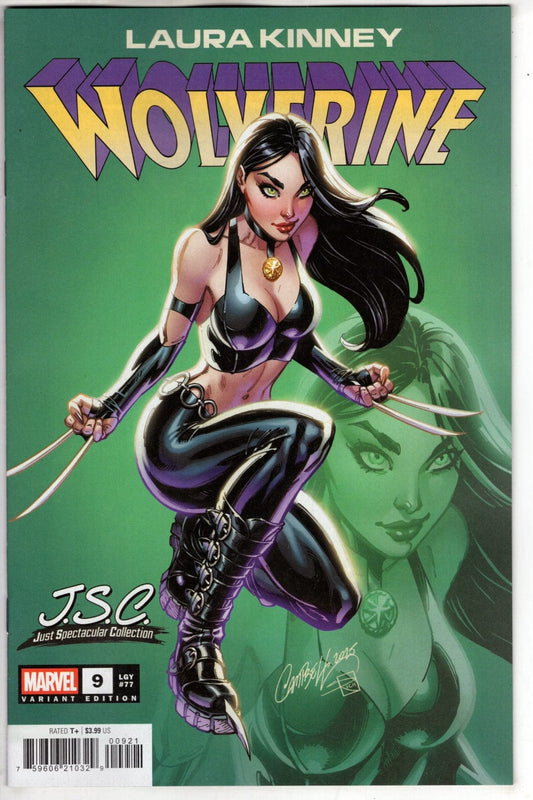 Marvel COMIC BOOK LAURA KINNEY: WOLVERINE #9 J. SCOTT CAMPBELL JUST SPECTACULAR COLLECTION VARIANT