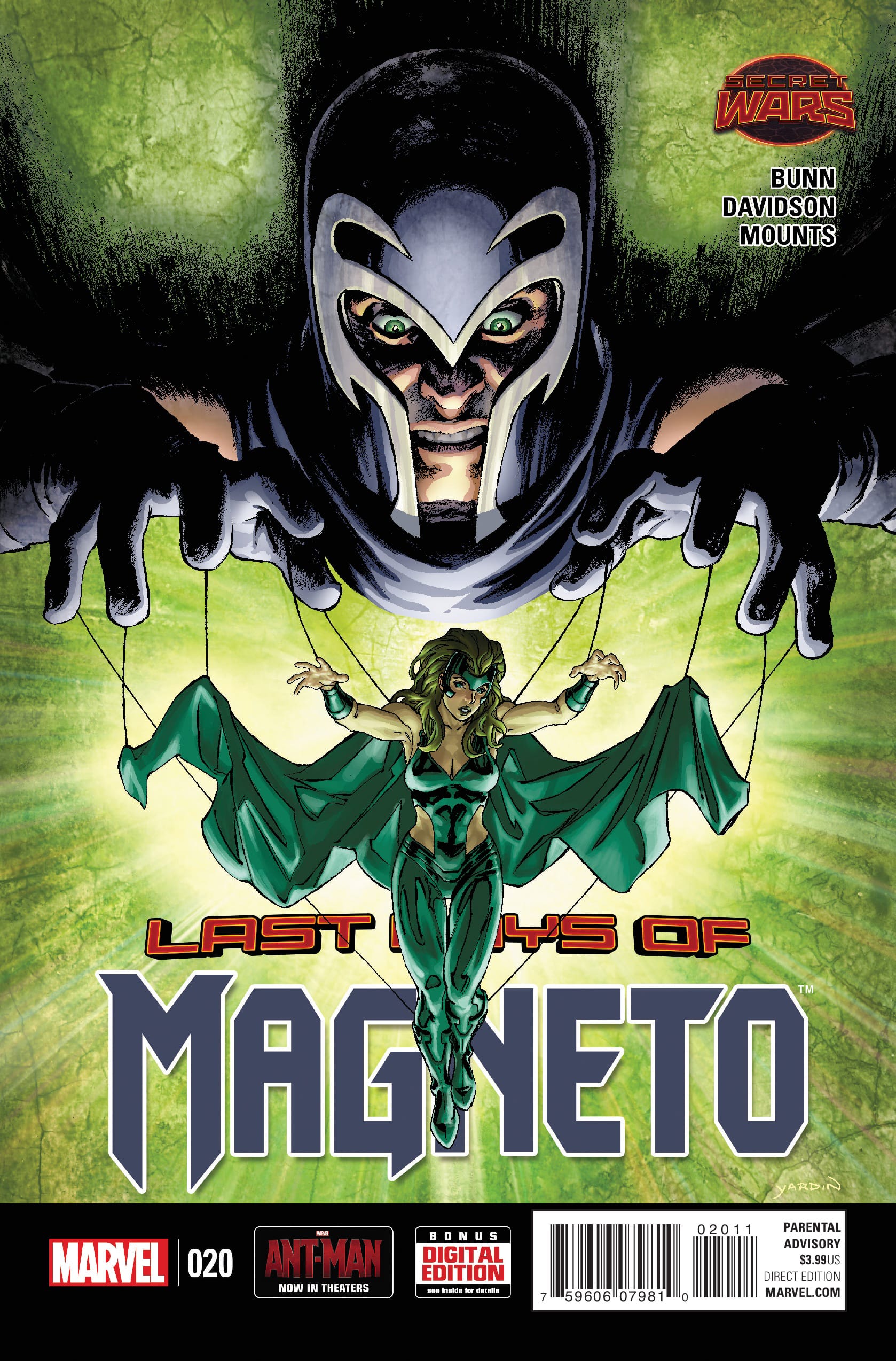 Marvel COMIC BOOK Magneto #20 - CVR A (VF/NM)