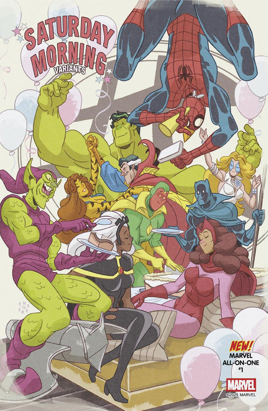 Marvel COMIC BOOK MARVEL ALL-ON-ONE #1 SEAN GALLOWAY SATURDAY MORNING VARIANT