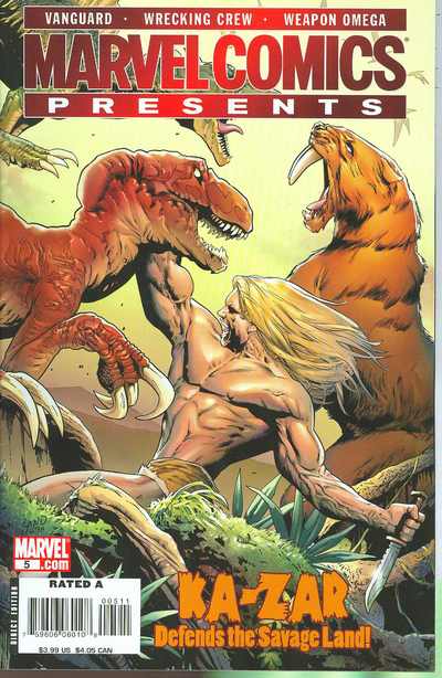 Marvel COMIC BOOK Marvel Comics Presents #5 (VF)