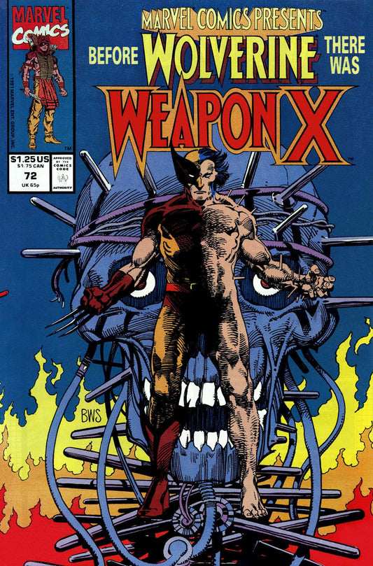Marvel COMIC BOOK Marvel Comics Presents #72