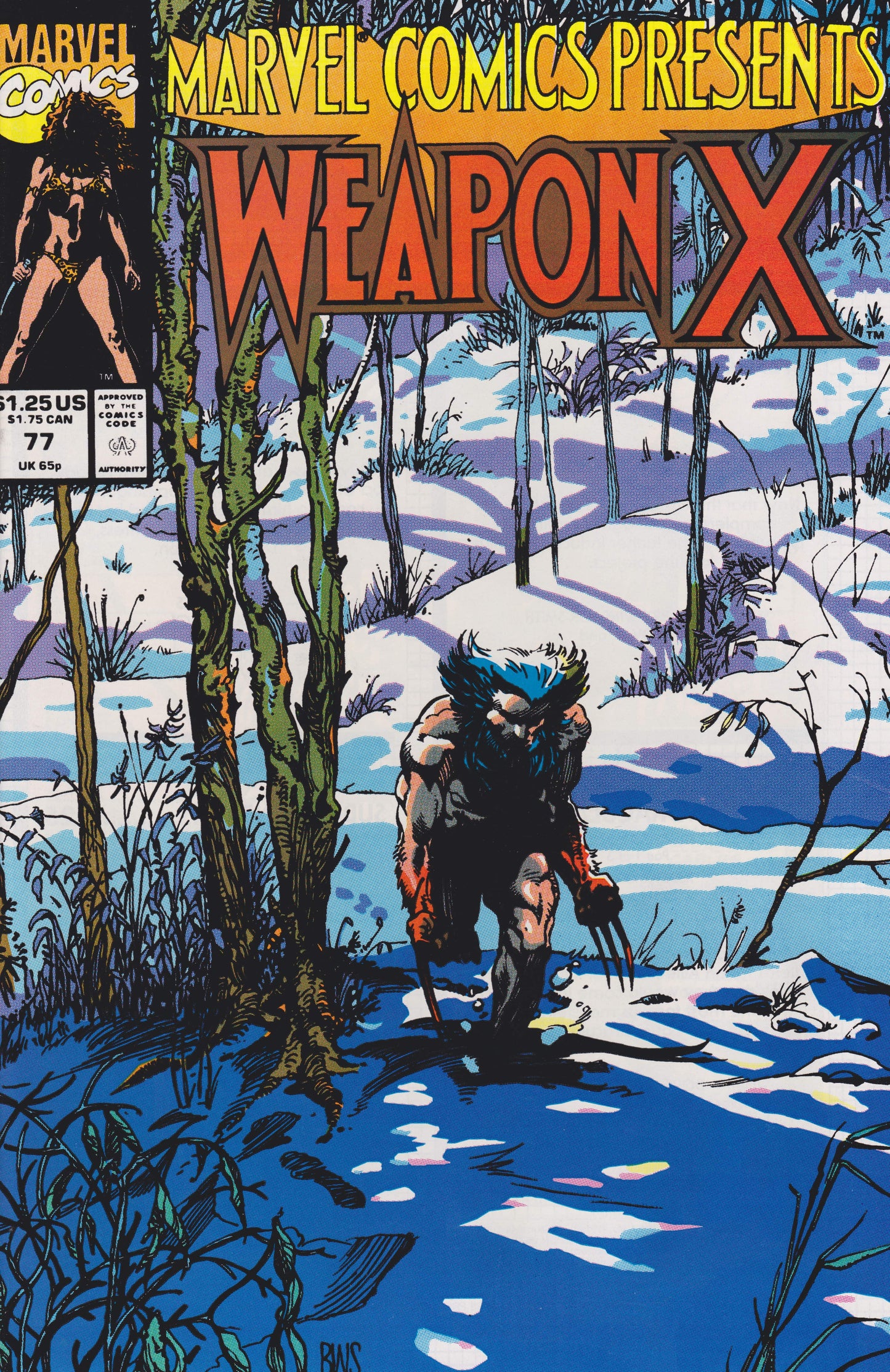 Marvel COMIC BOOK Marvel Comics Presents #77