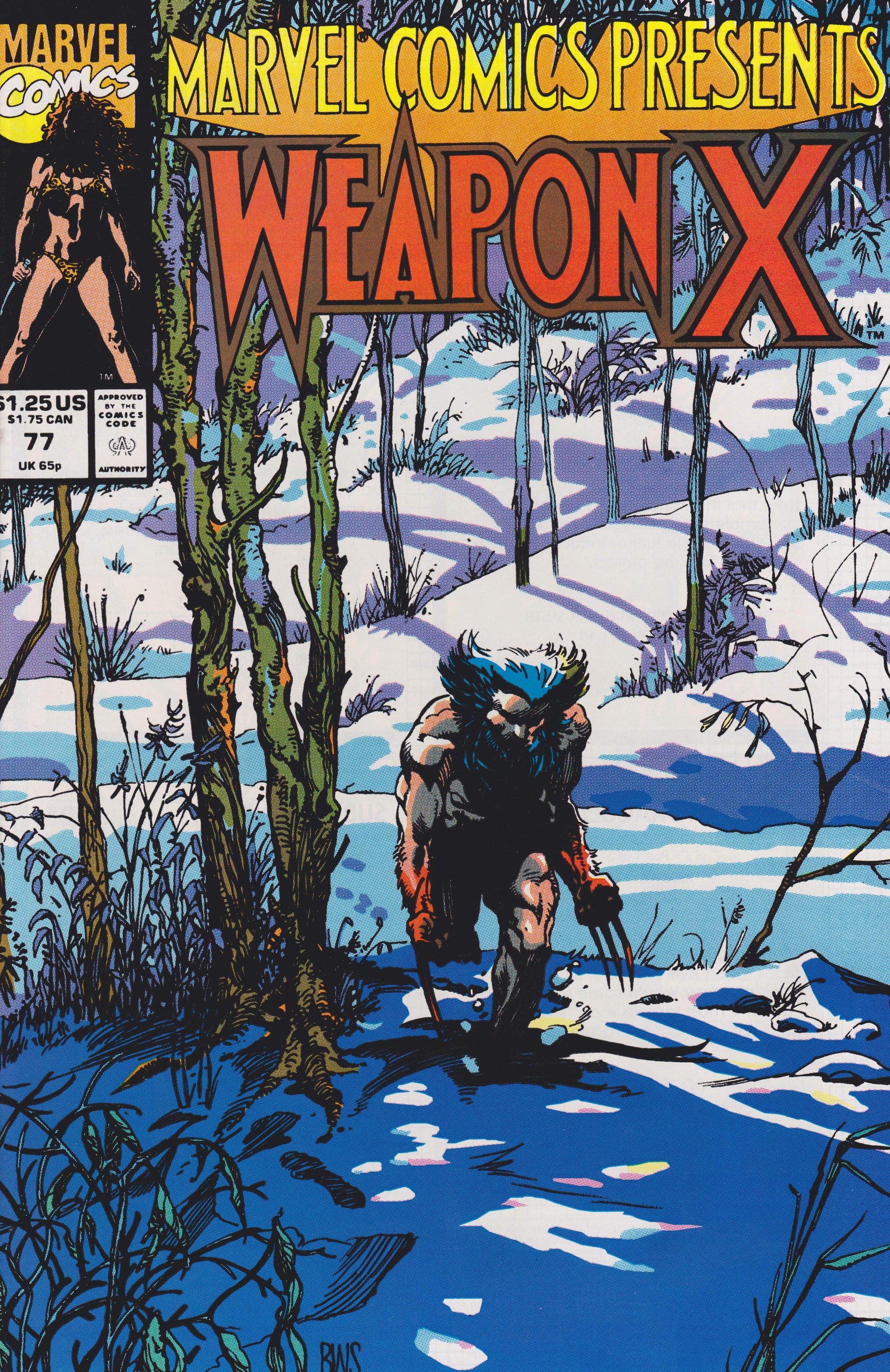 Marvel COMIC BOOK Marvel Comics Presents #77
