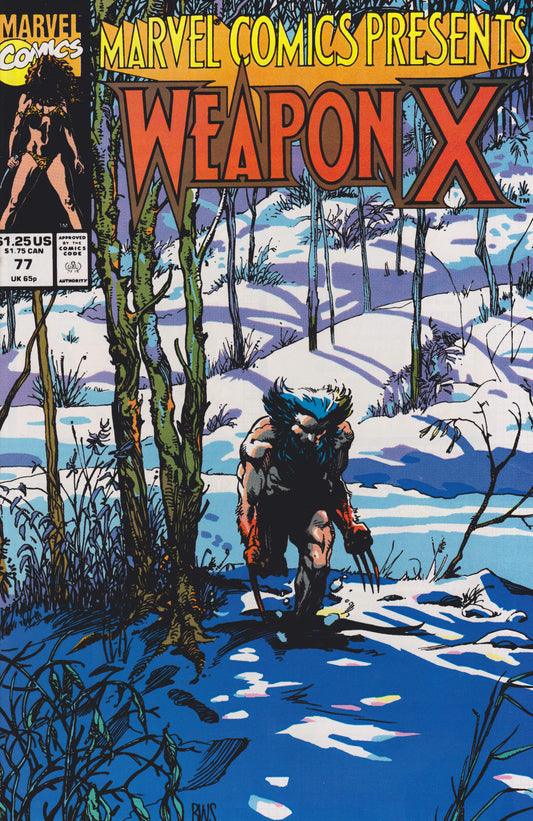 Marvel COMIC BOOK Marvel Comics Presents #77