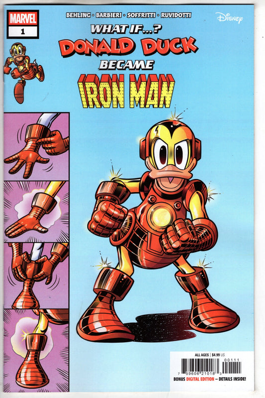 Marvel COMIC BOOK MARVEL & DISNEY: WHAT IF...? DONALD DUCK BECAME IRON MAN #1