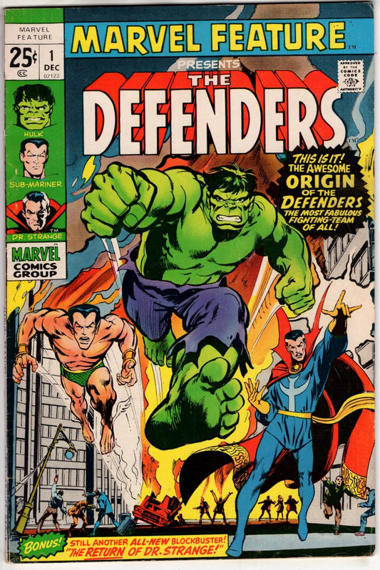 Marvel COMIC BOOK Marvel Feature #1 (FN)
