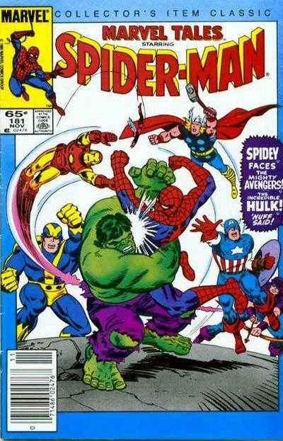 Marvel COMIC BOOK Marvel Tales Starring Spider-Man #181 (VF/NM)