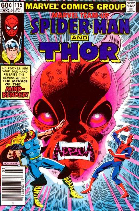 Marvel COMIC BOOK Marvel Team-Up #115 (VF)