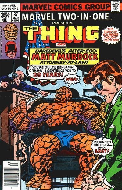 Marvel COMIC BOOK Marvel Two-in-One #37 - CVR A (FN)