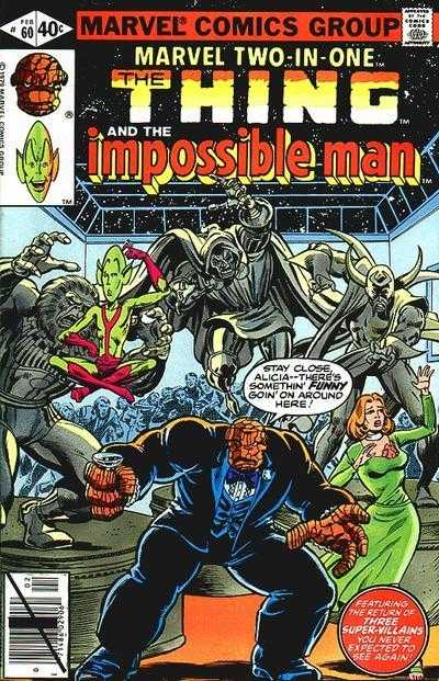Marvel COMIC BOOK Marvel Two-in-One #60 (VF)