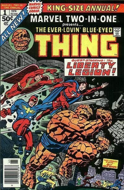 Marvel COMIC BOOK Marvel Two-in-One Annual #1 - CVR A (VF)