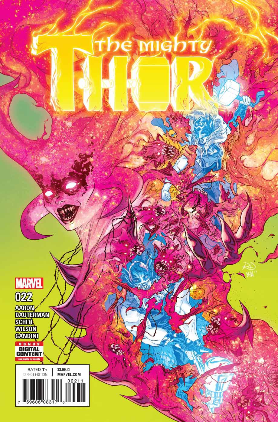 Marvel COMIC BOOK Mighty Thor #22 (VF/NM)