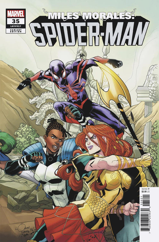 Marvel COMIC BOOK MILES MORALES: SPIDER-MAN #35 LOGAN LUBERA 5-PART CONNECTING VARIANT