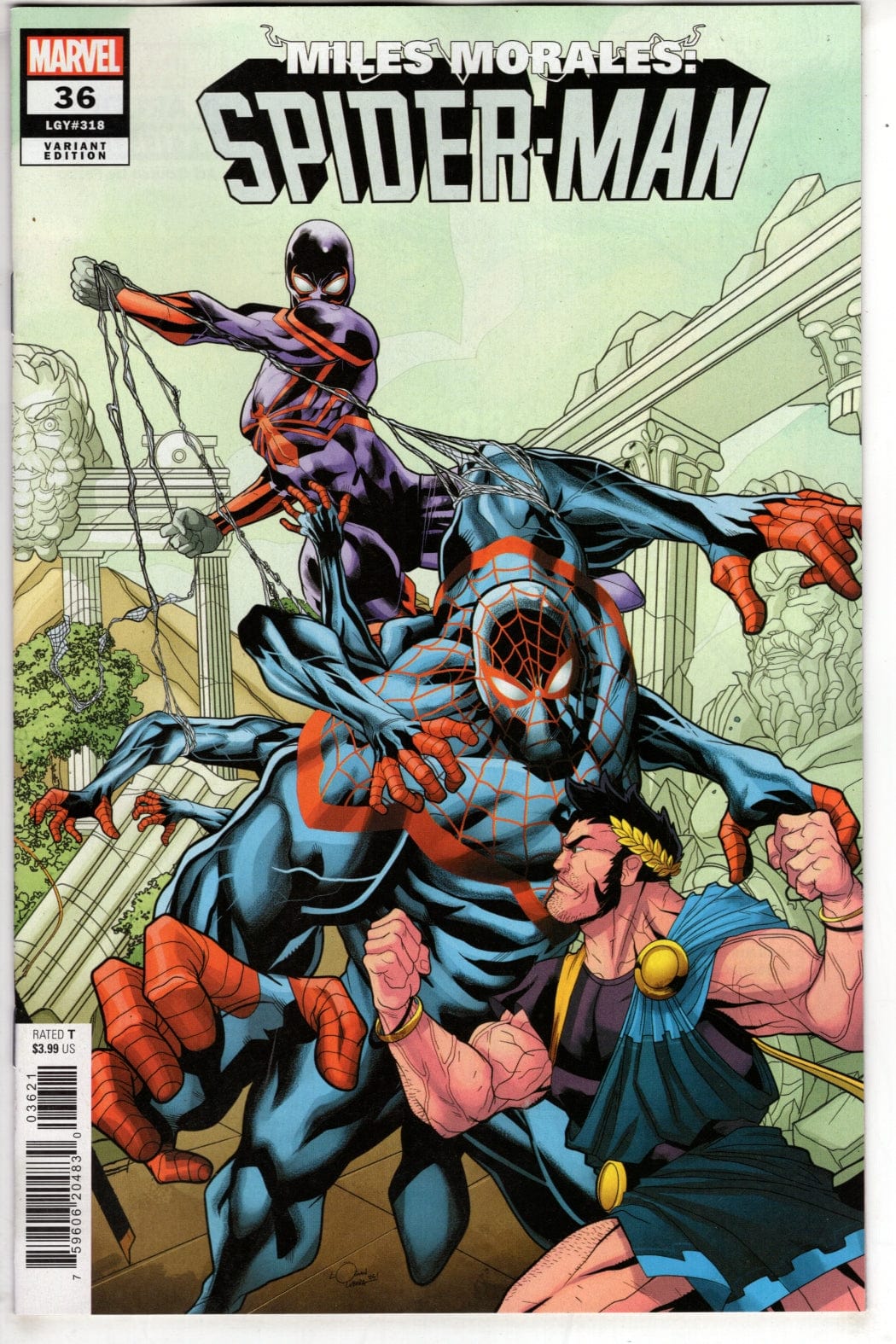 Marvel COMIC BOOK MILES MORALES: SPIDER-MAN #36 LOGAN LUBERA 5-PART CONNECTING VARIANT