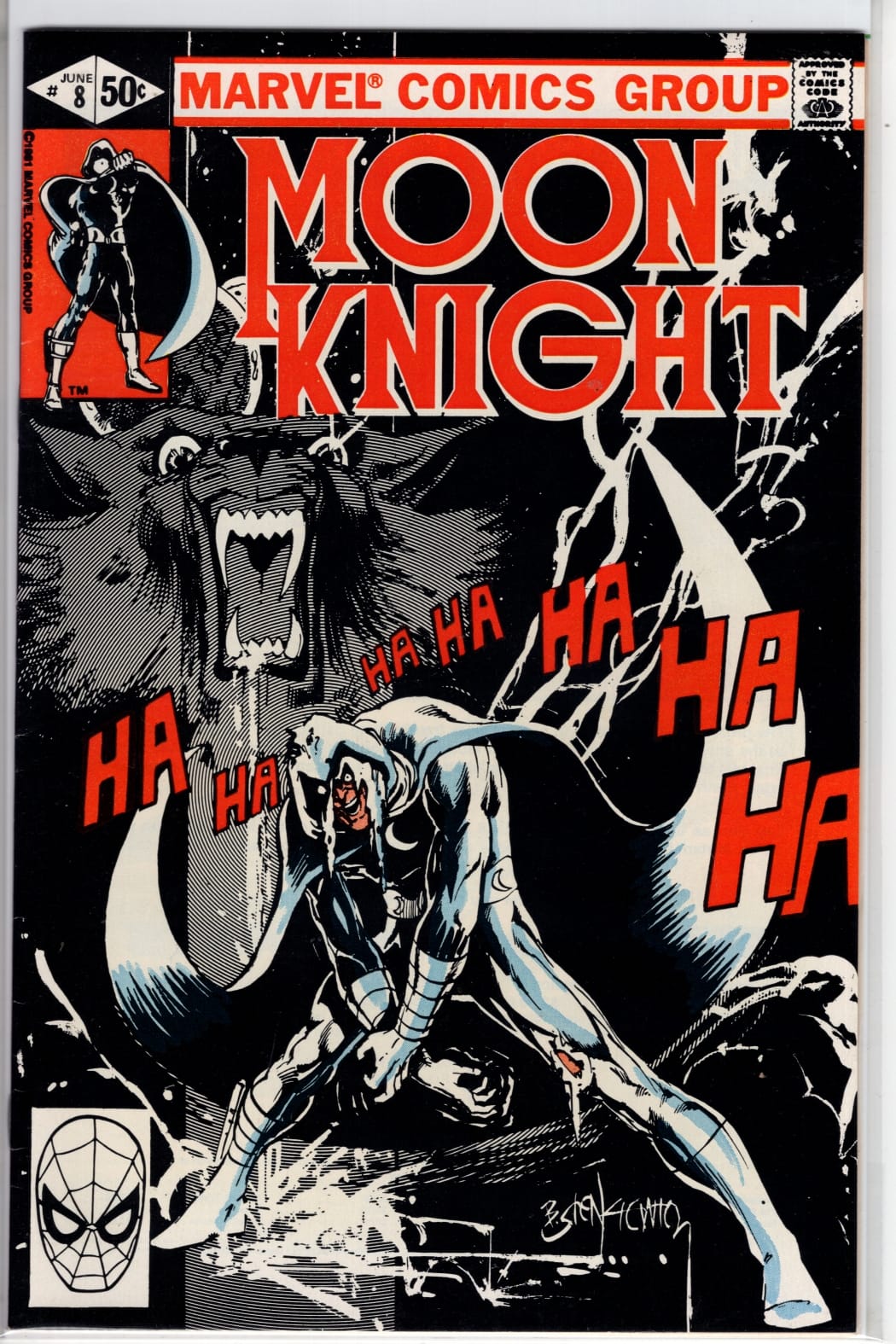 Marvel COMIC BOOK Moon Knight #8 (FN/VF)