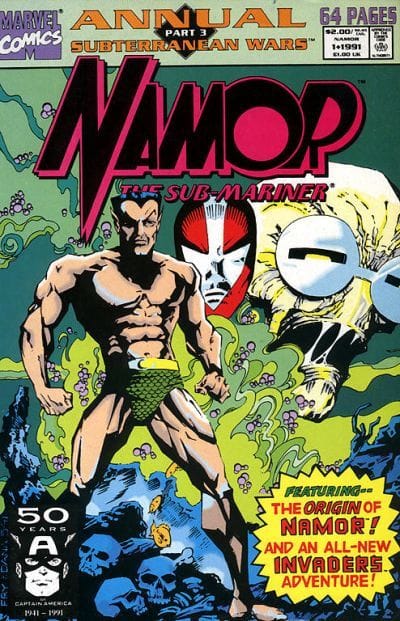Marvel COMIC BOOK Namor, The Sub-Mariner Annual #1 - CVR A (VF)