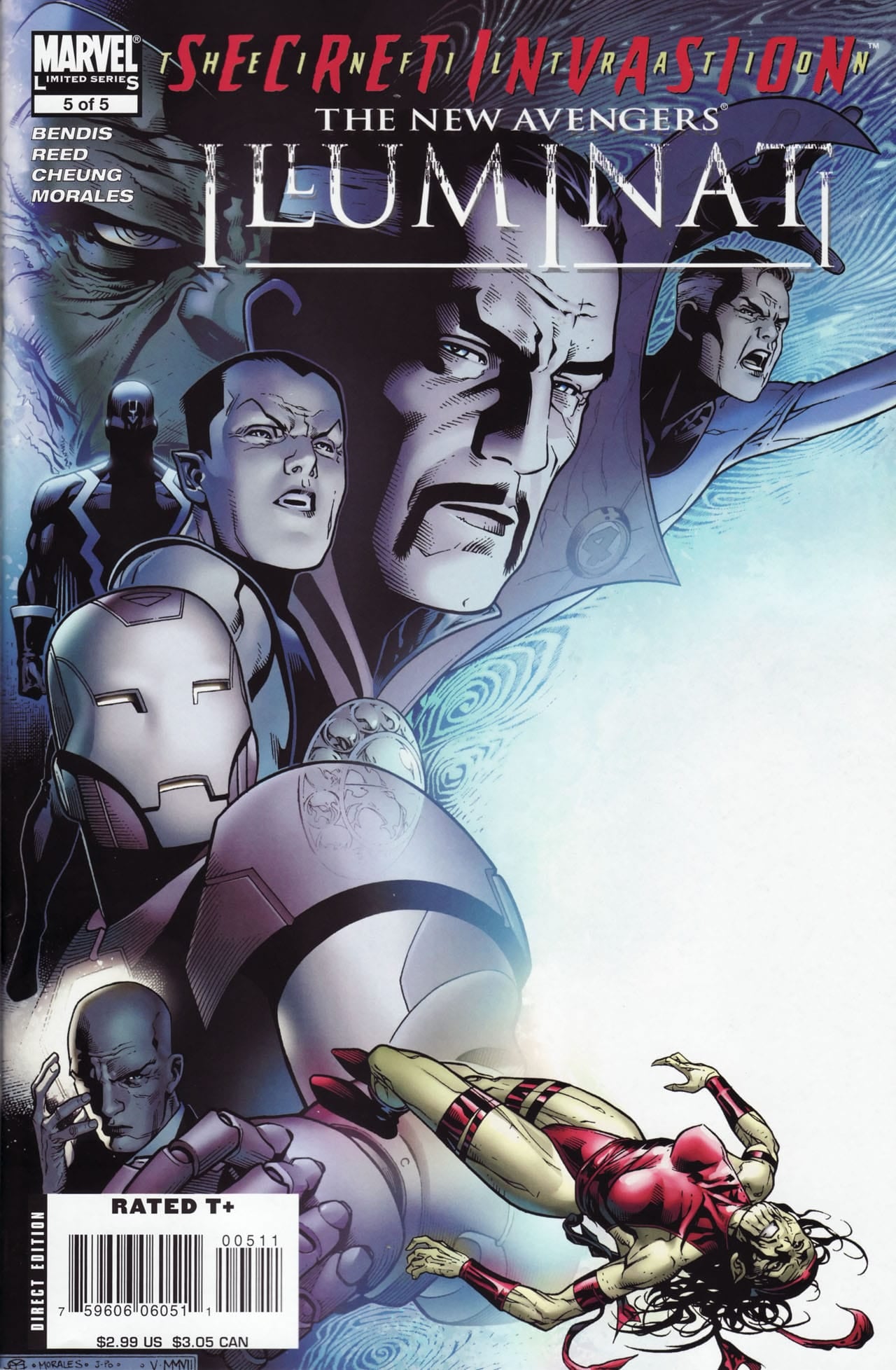 Marvel COMIC BOOK New Avengers: Illuminati #5 (VF)