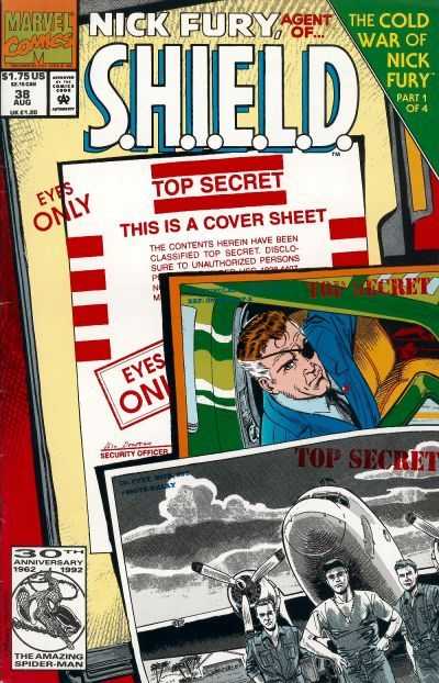 Marvel COMIC BOOK Nick Fury, Agent of SHIELD #38 (VF)