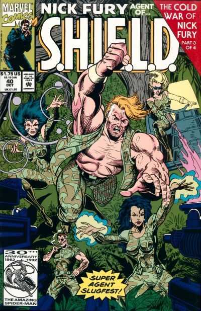 Marvel COMIC BOOK Nick Fury, Agent of SHIELD #40 (VF)