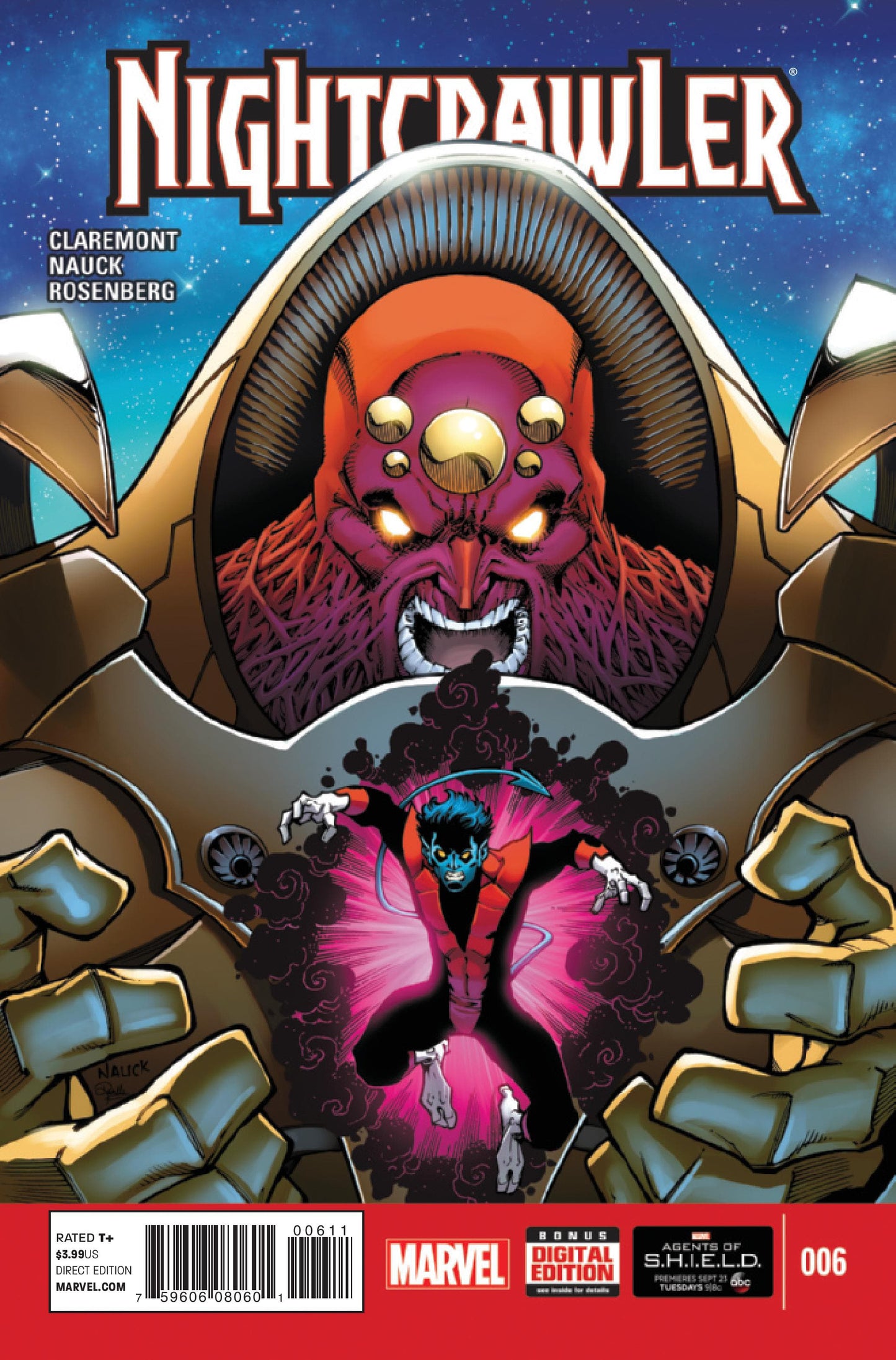 Marvel COMIC BOOK Nightcrawler #6 (VF/NM)