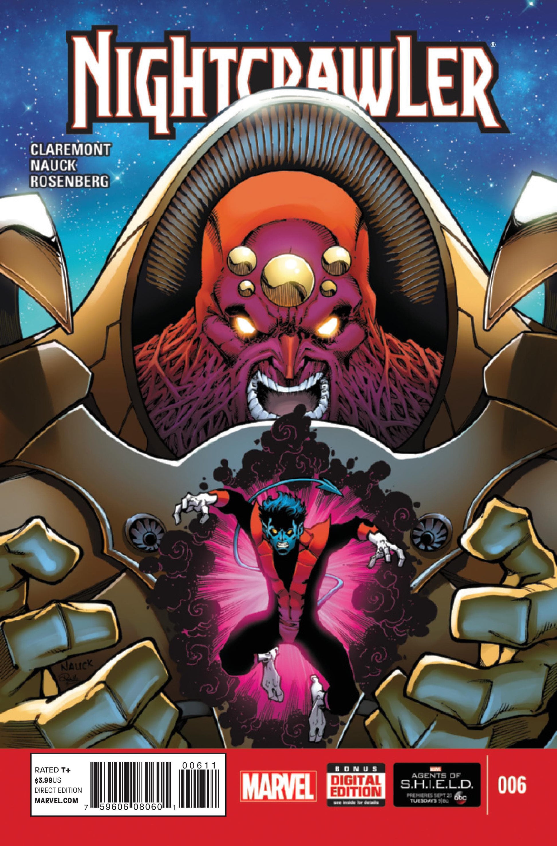 Marvel COMIC BOOK Nightcrawler #6 (VF/NM)