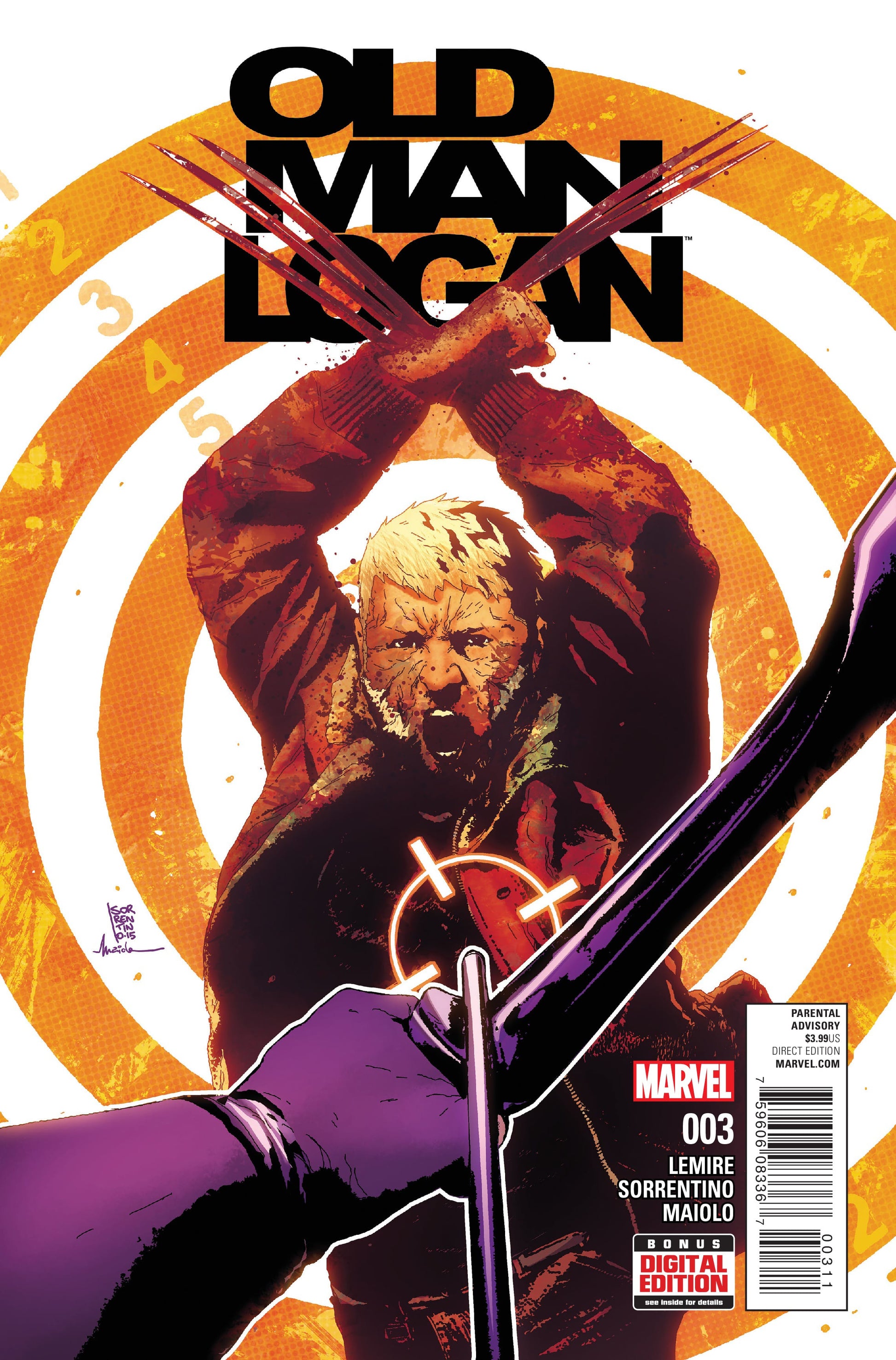 Marvel COMIC BOOK Old Man Logan #3 (VF/NM)