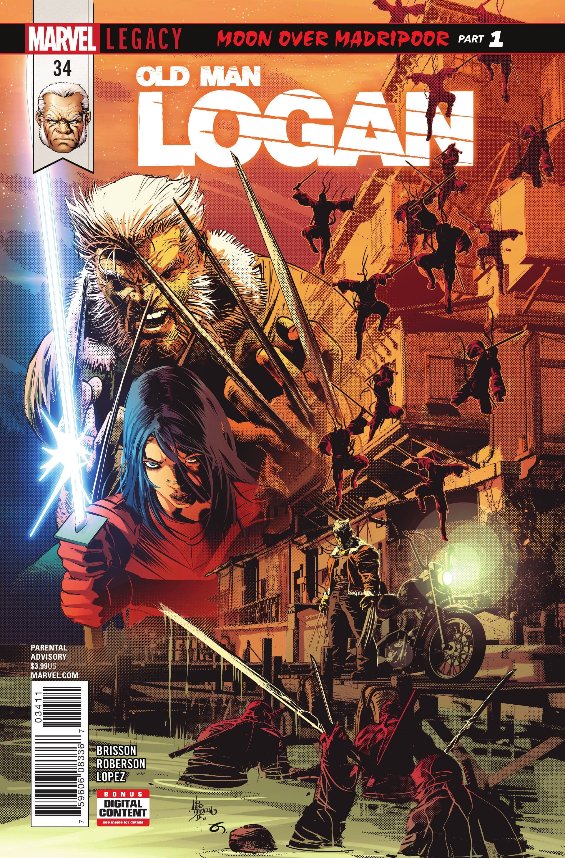 Marvel COMIC BOOK Old Man Logan #34 (VF/NM)
