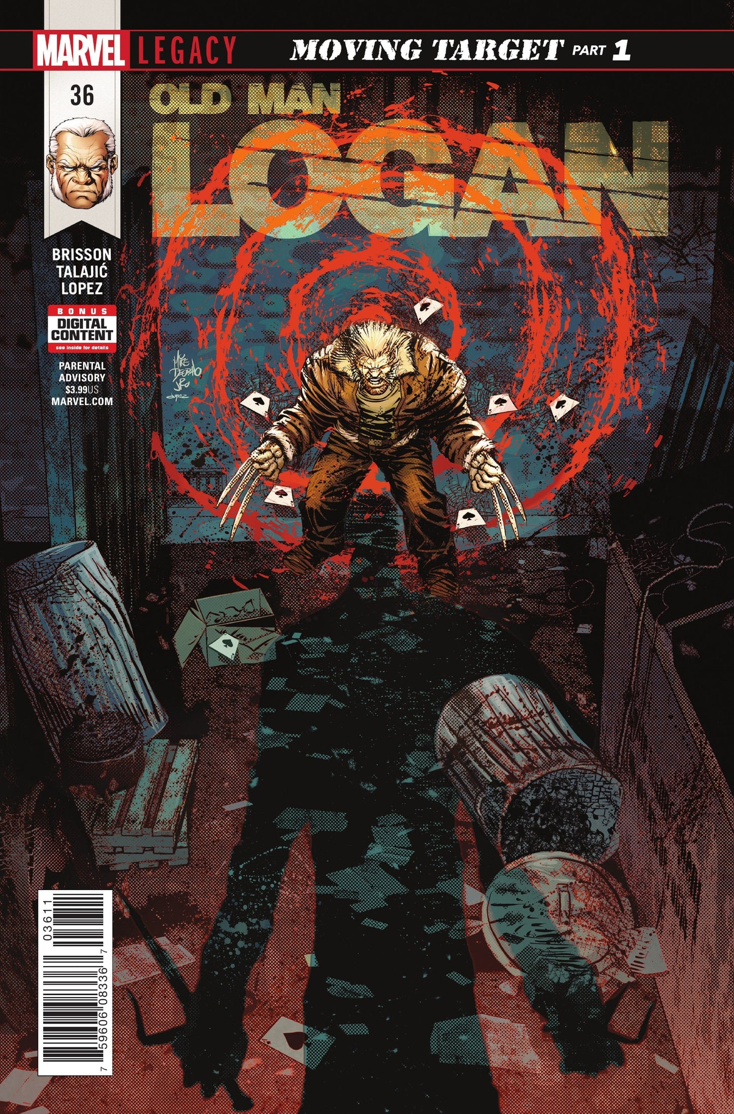 Marvel COMIC BOOK Old Man Logan #36 (VF/NM)