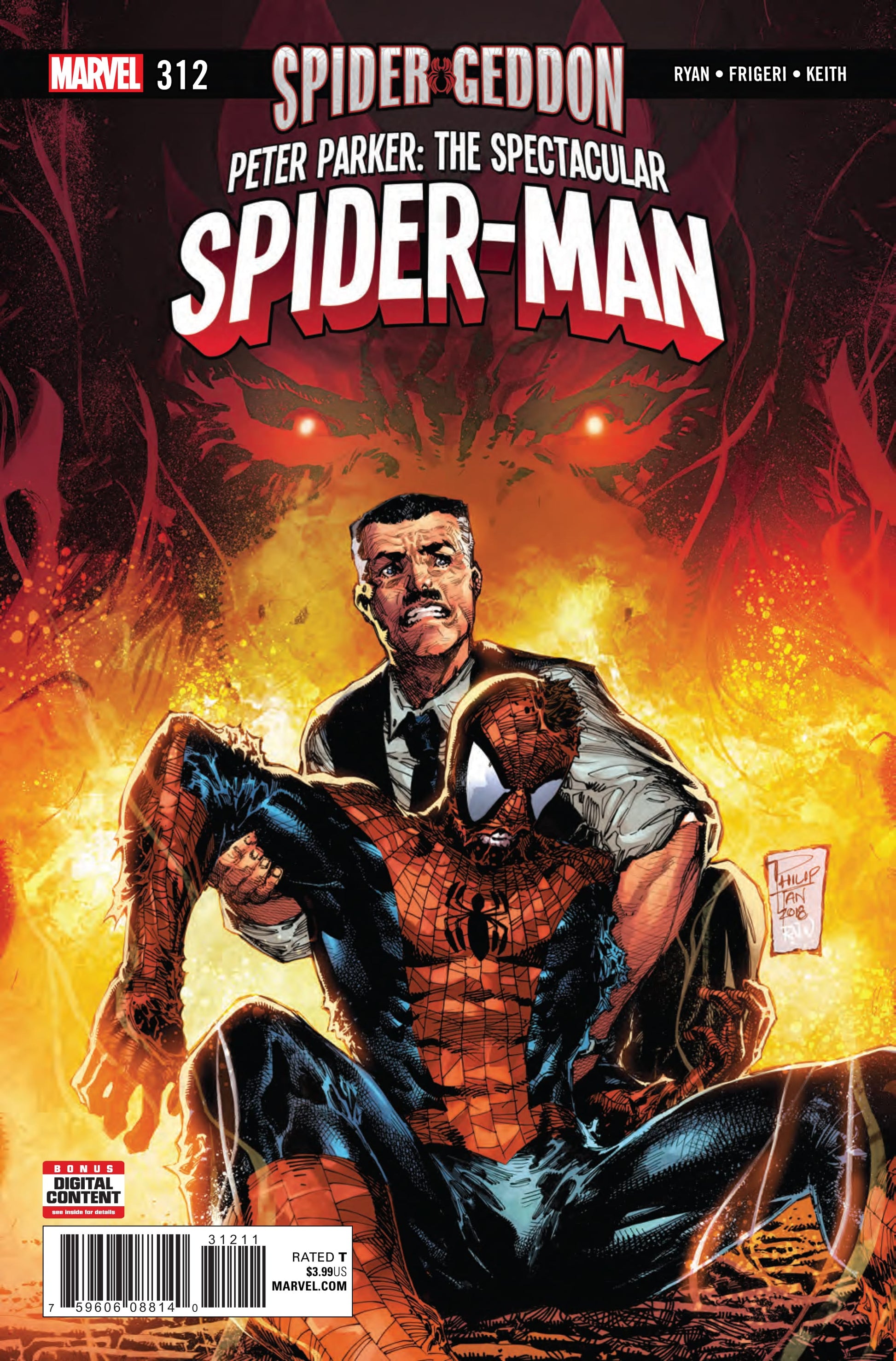 Marvel COMIC BOOK Peter Parker: The Spectacular Spider-Man #312 (VF/NM)