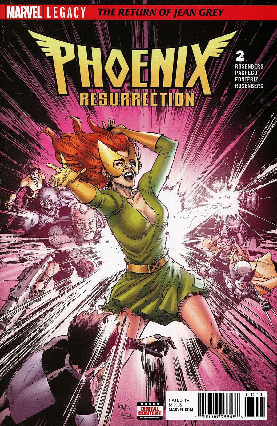Marvel COMIC BOOK Phoenix Resurrection: The Return of Jean Grey #2 (VF)