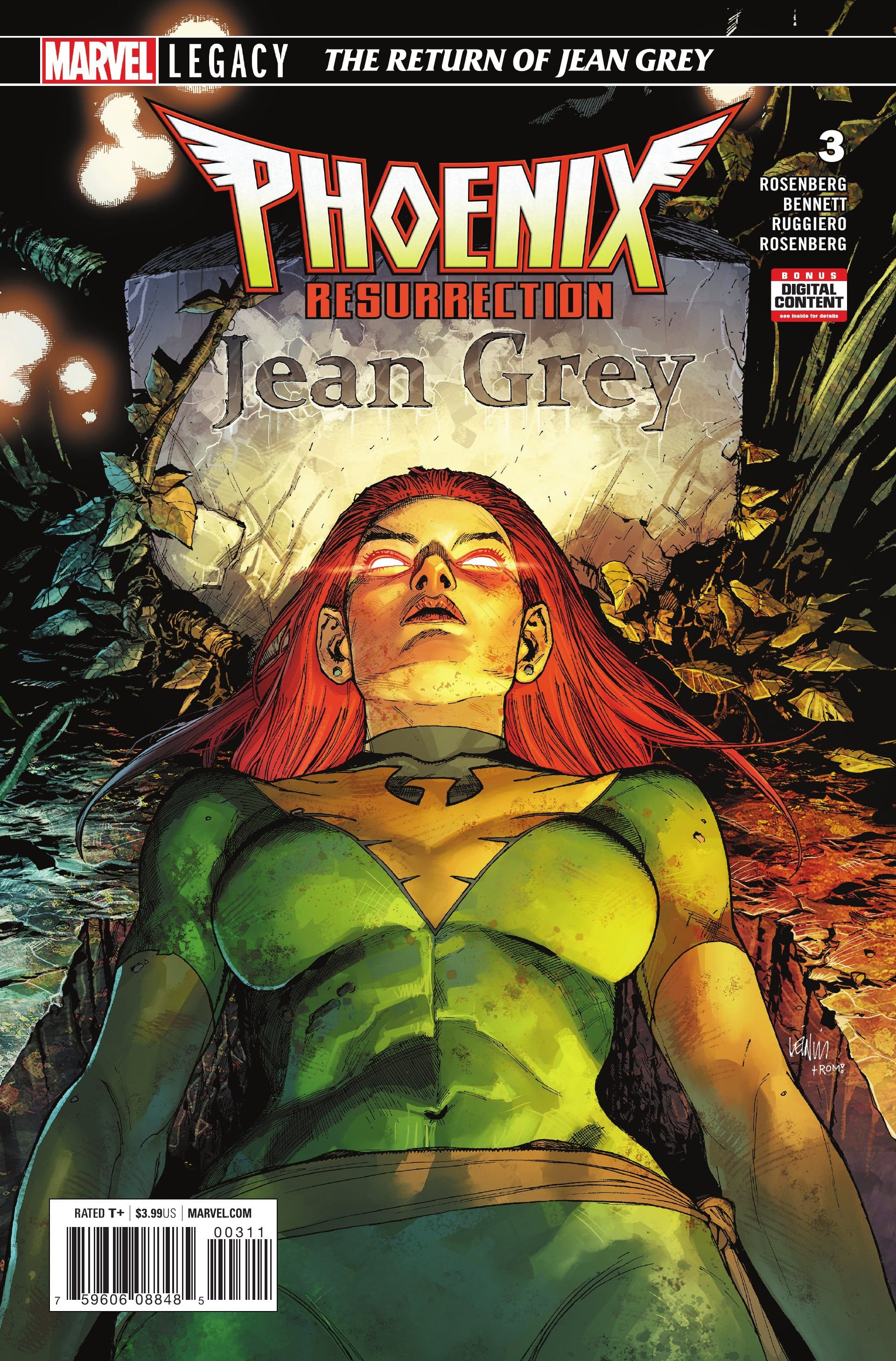 Marvel COMIC BOOK Phoenix Resurrection: The Return of Jean Grey #3 (VF)