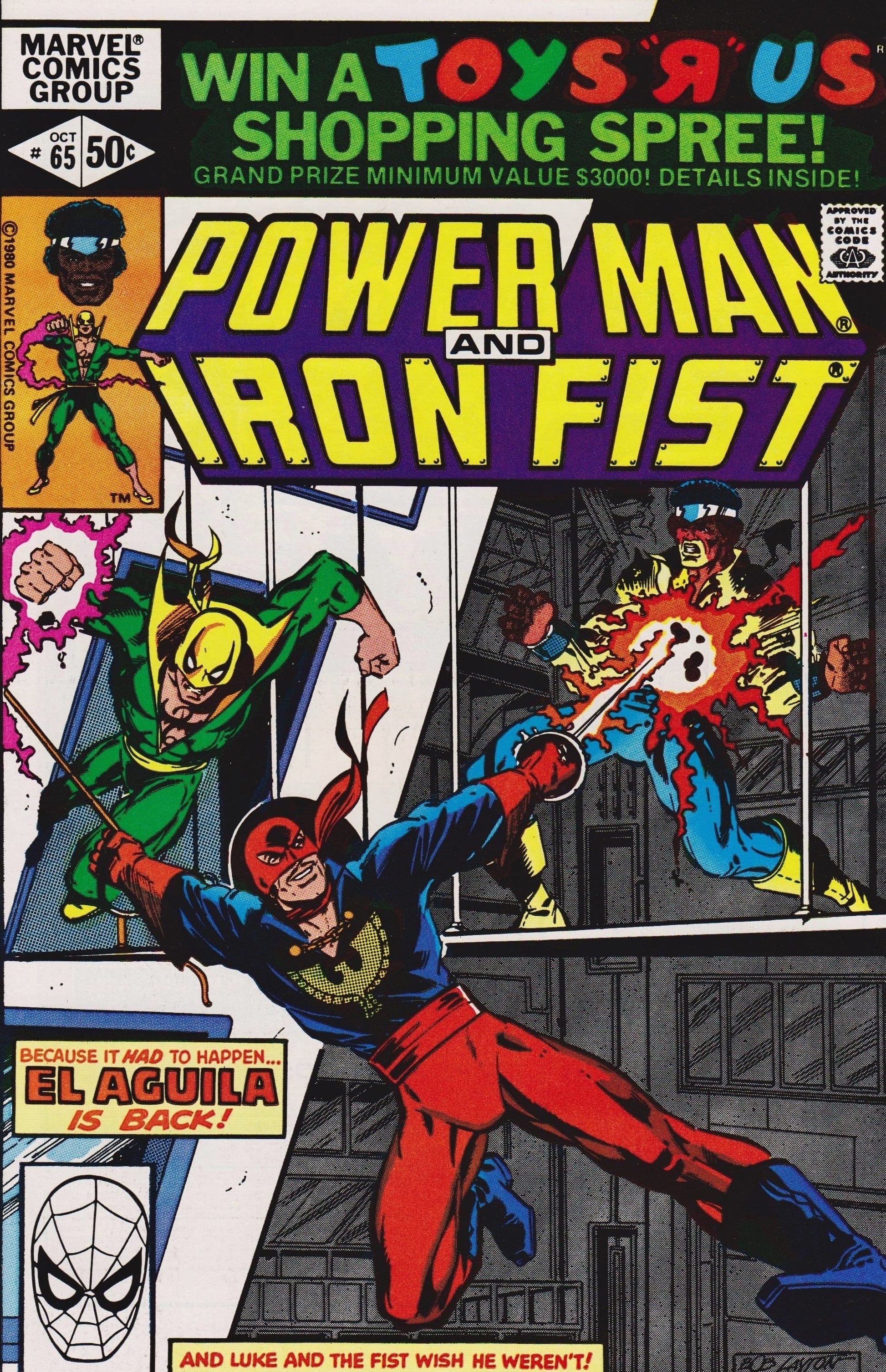 Marvel COMIC BOOK Power Man and Iron Fist #65 - D (VG)