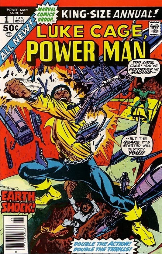 Marvel COMIC BOOK Power Man Annual #1 (VF)
