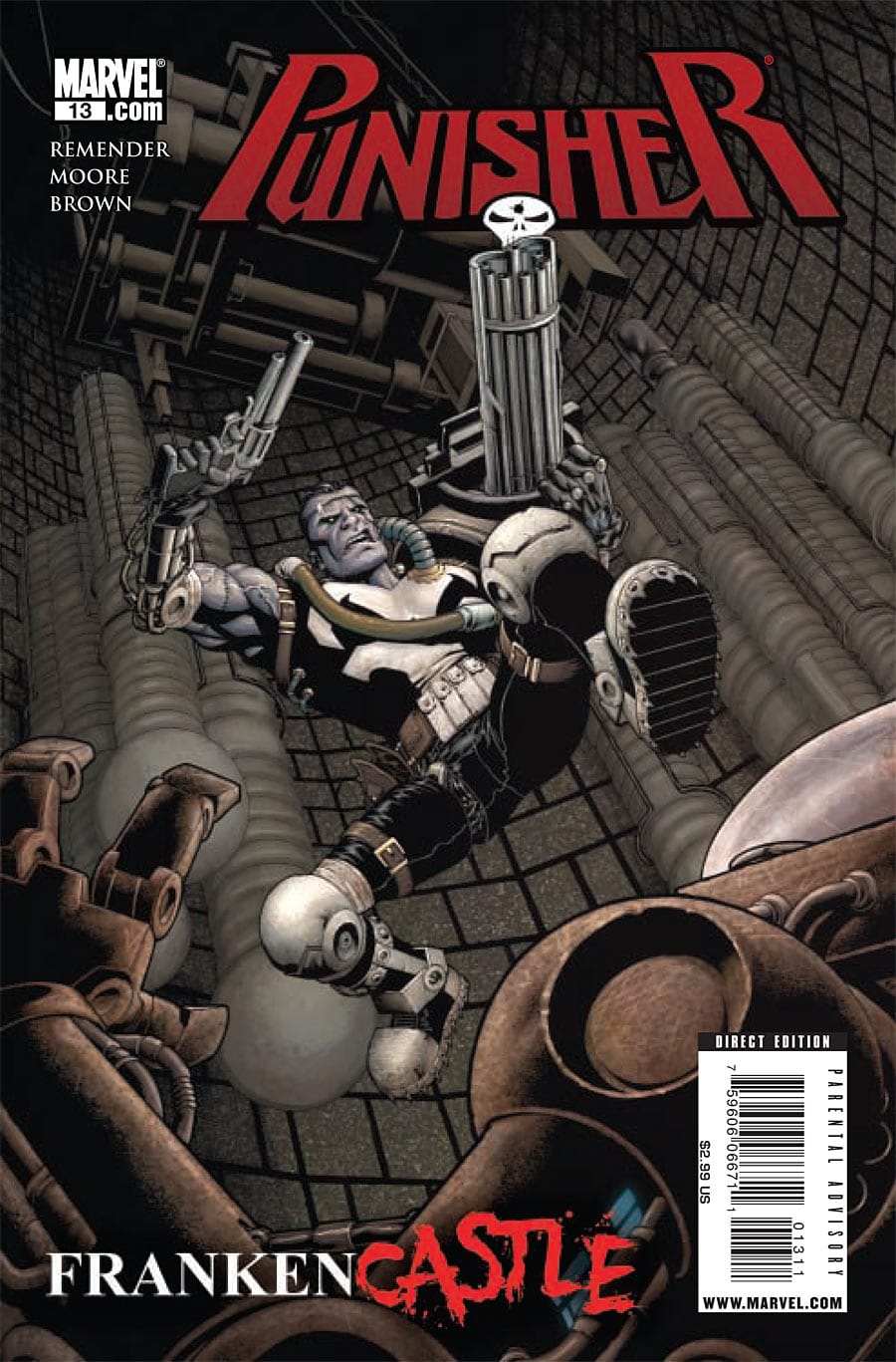 Marvel COMIC BOOK Punisher #13 CVR A Marvel 2010 FN