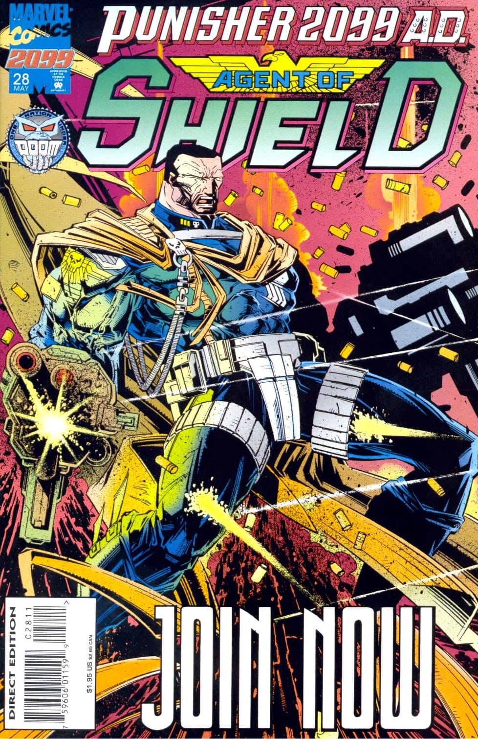 Marvel COMIC BOOK Punisher 2099 #28 - CVR A (FN)