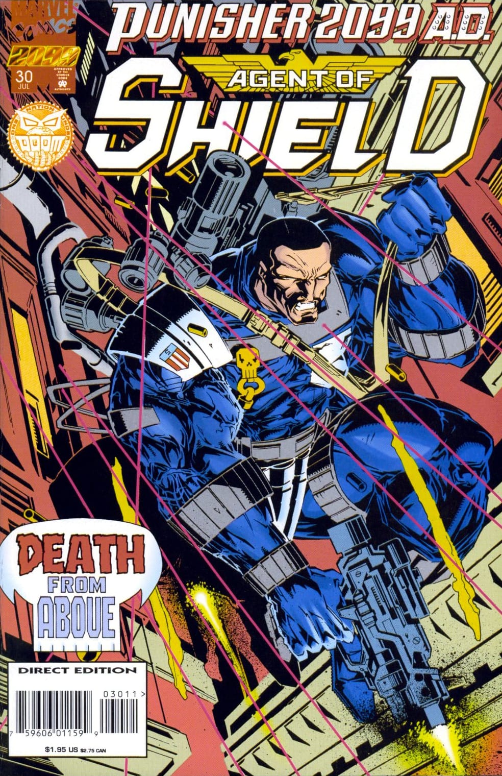 Marvel COMIC BOOK Punisher 2099 #30 - CVR A (FN)