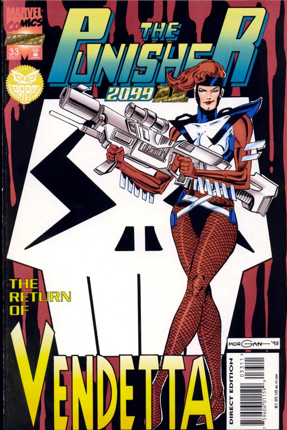 Marvel COMIC BOOK Punisher 2099 #33 - CVR A (FN)