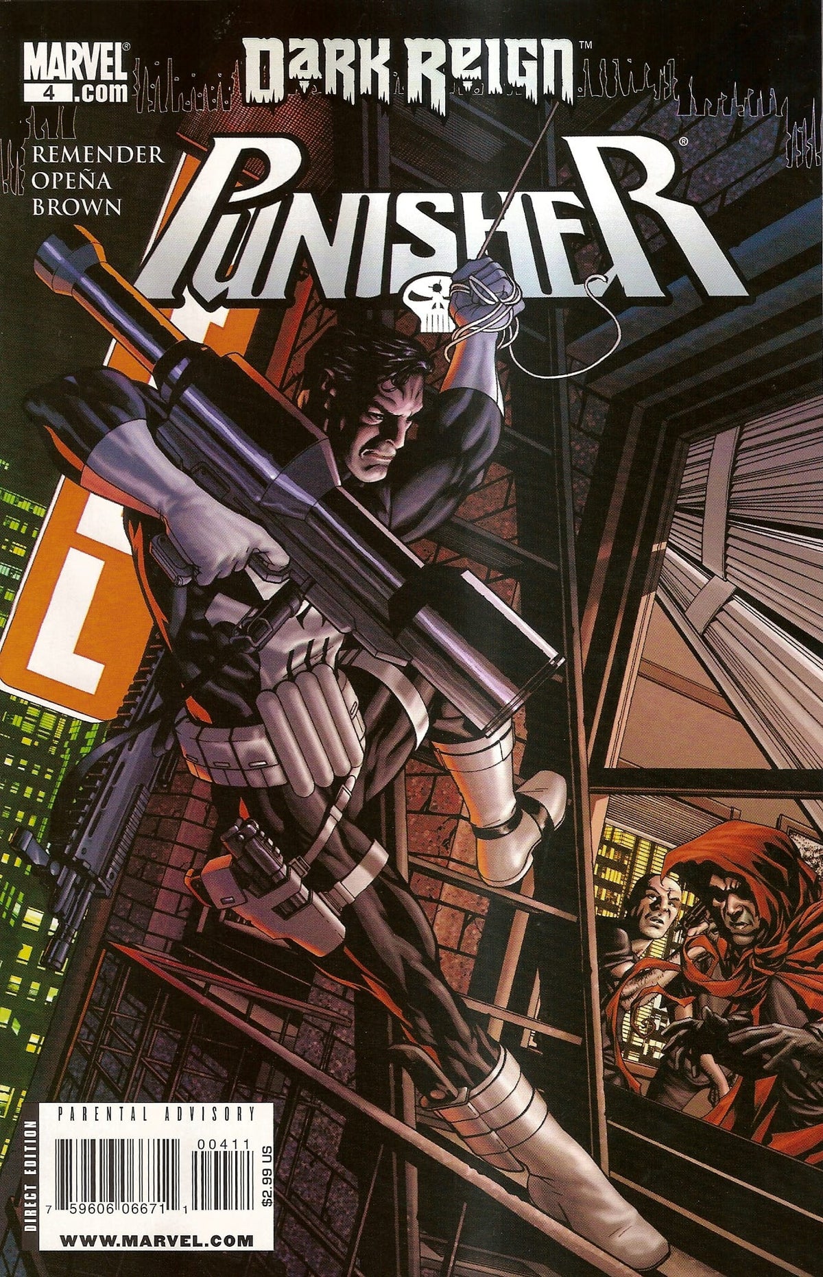 Marvel COMIC BOOK Punisher #4 CVR A Marvel 2009 FN