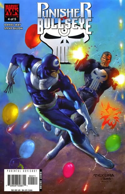 Marvel COMIC BOOK Punisher Vs. Bullseye #4 CVR A Marvel 2006 VF