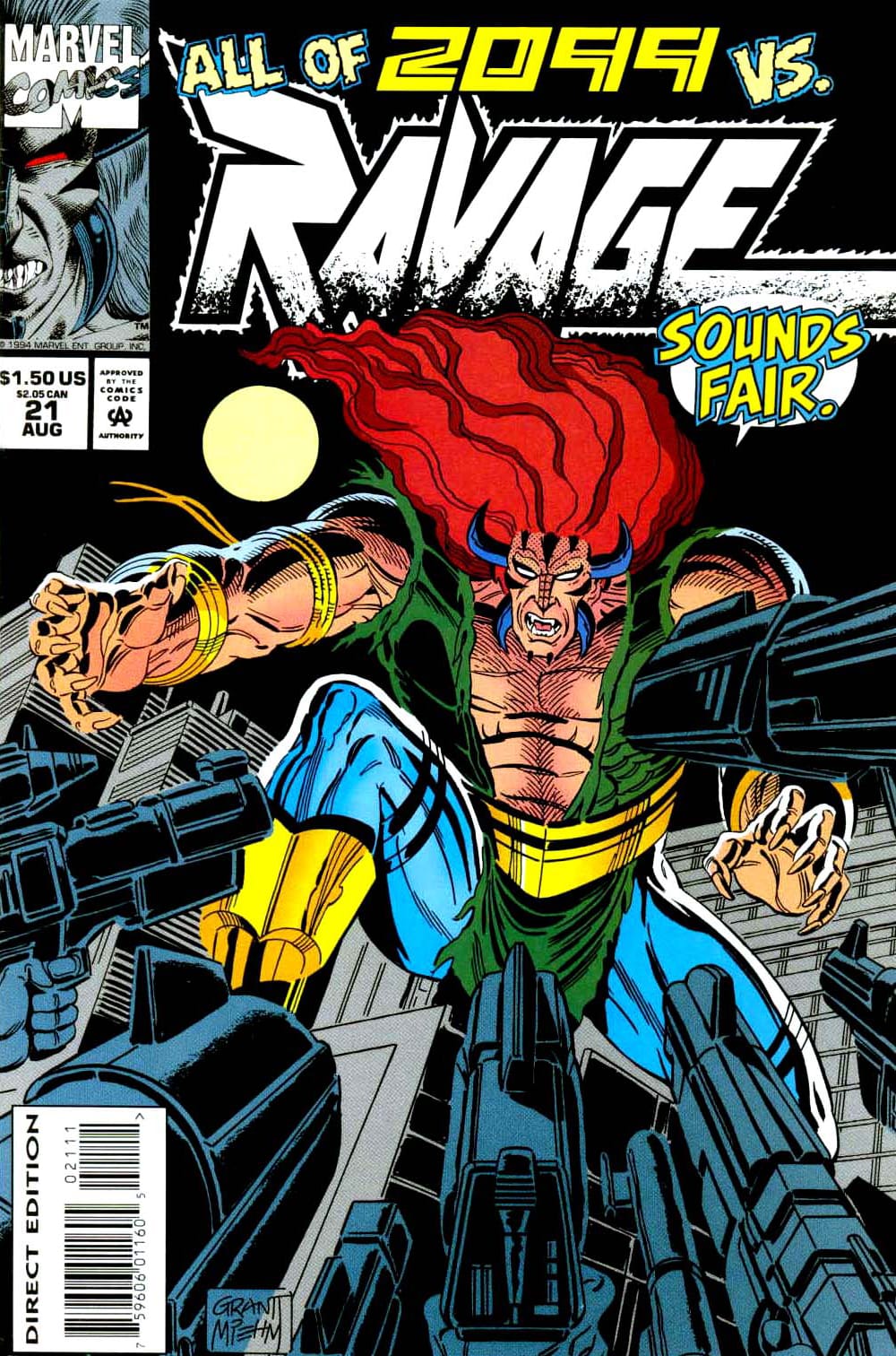 Marvel COMIC BOOK Ravage 2099 #21 - CVR A (FN)