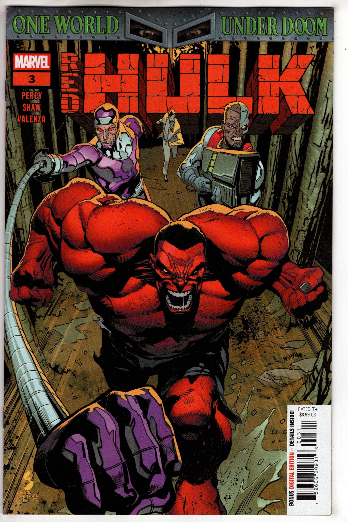 Marvel COMIC BOOK RED HULK #3 [DOOM]